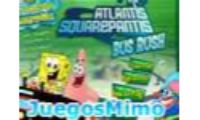 bus rush es un juego de bob esponja en el que teneis que llegar a Atlantic antes de que se te acabe el combustible del autobus que va Bob Esponja y calamardo.